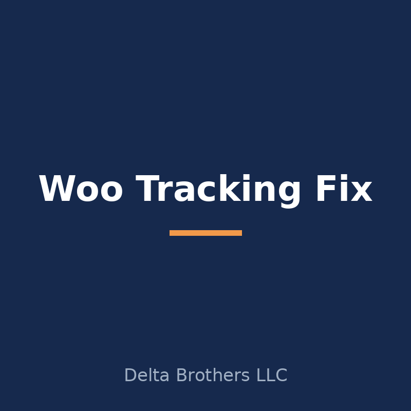 Woo Tracking Fix